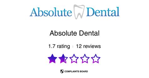 absolute dental complaints.